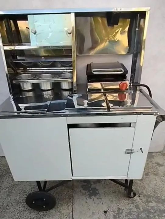 Carrinho de cachorro quente em aço inox - Foto 5