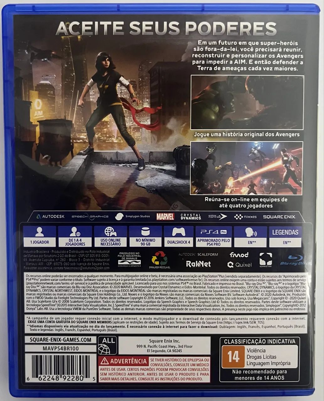 MARVEL AVENGERS - PS4 com STELL BOOK - Foto 2