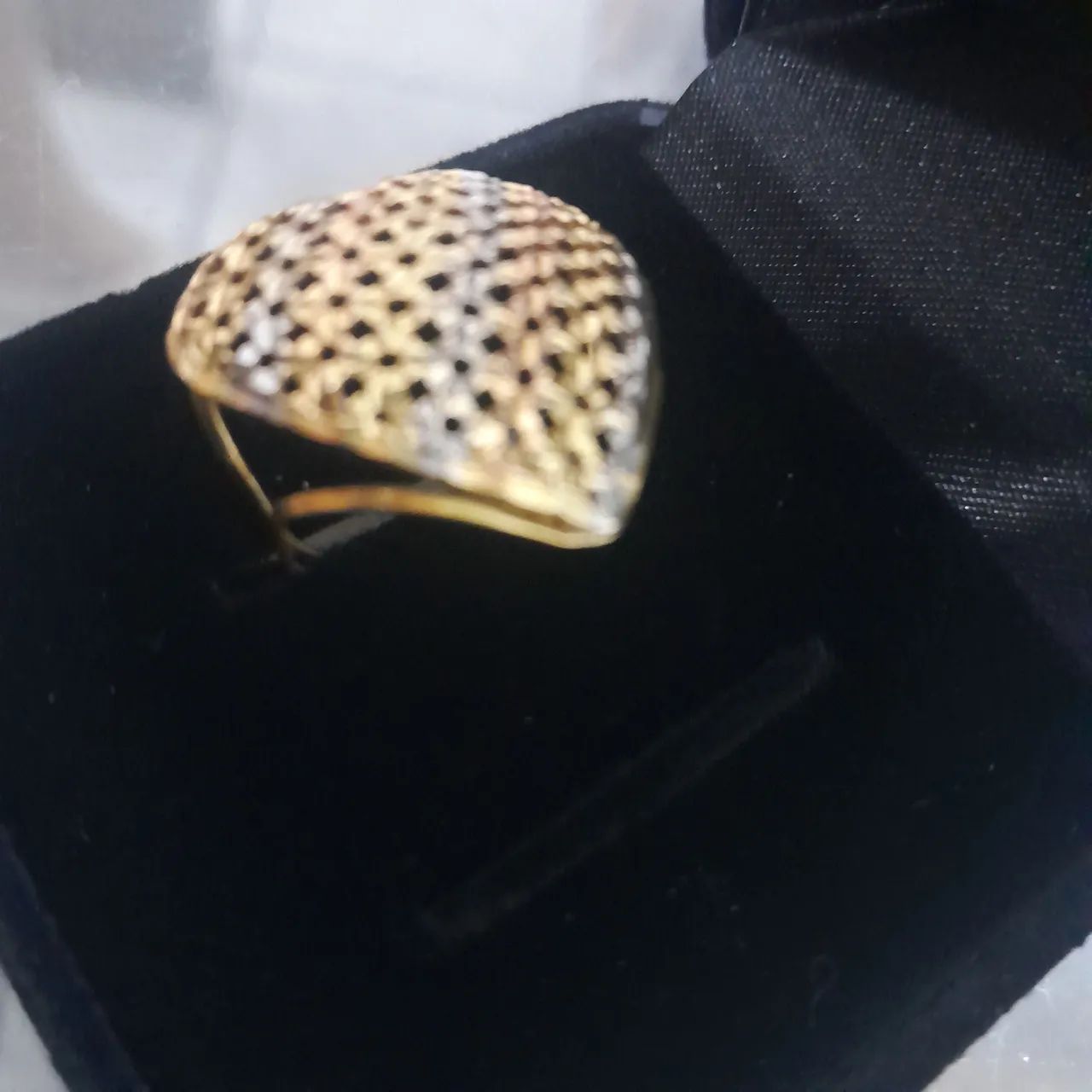 Anel de cora ção em ouro 18k - Foto 2