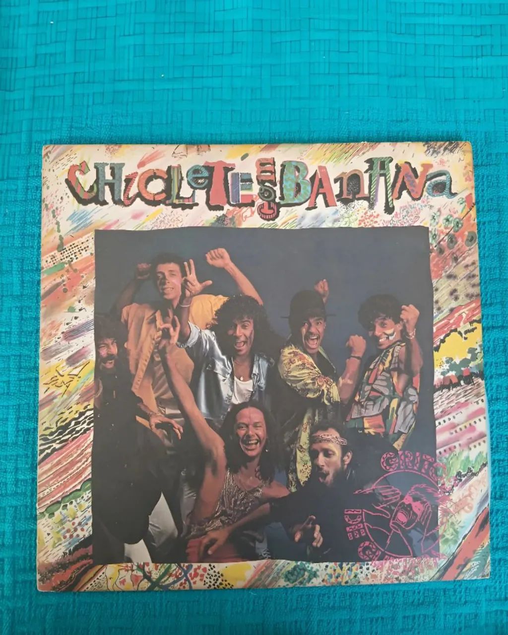 Chiclete Com Banana   Gritos De Guerra  (1986)  Lp Disco De Vinil Original  - Foto 4