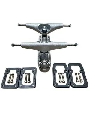 Carver C7 Par Truck + rodas + rolamentos novos zero km importados - Foto 2