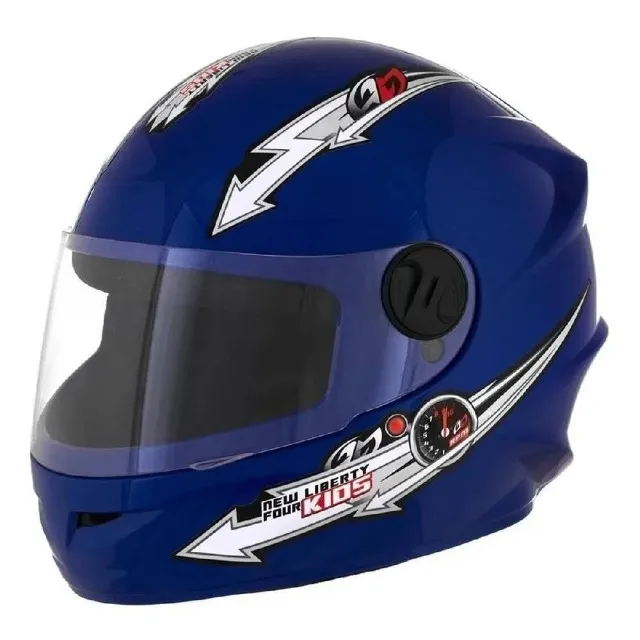 Capacete Protork New Liberty Four Kids Azul