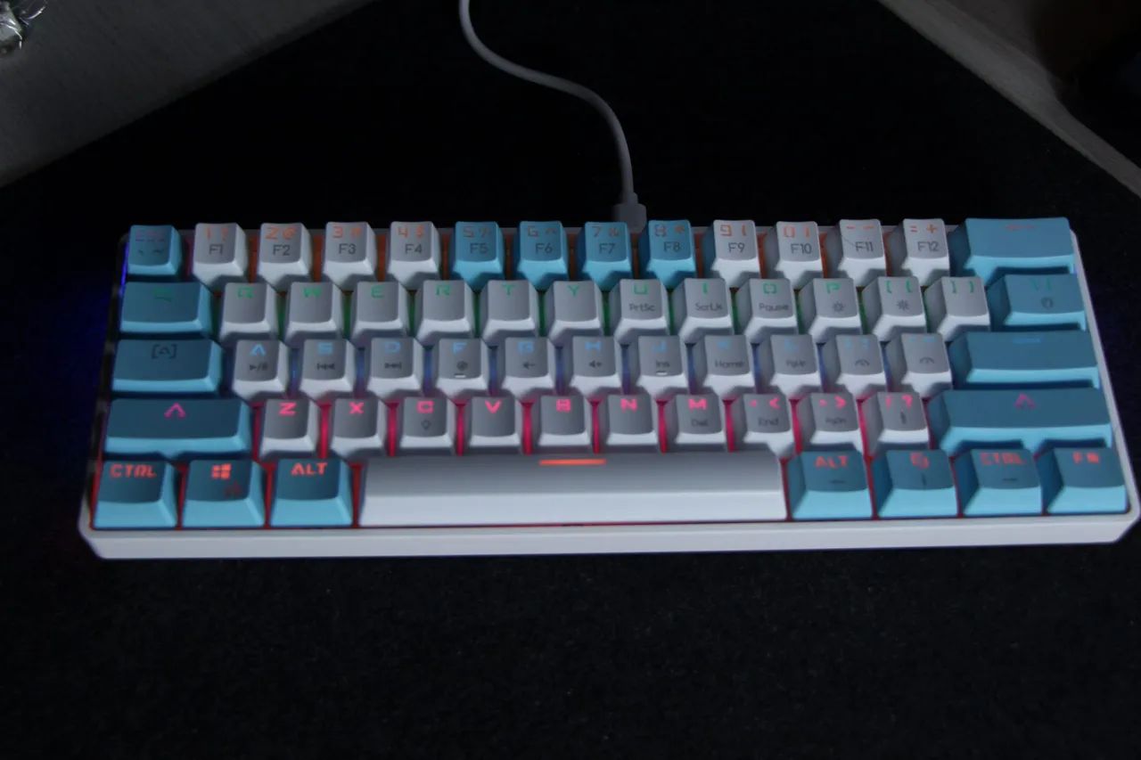 Teclado Mecânico Gamer 60% Mucai mk61 (Novo) - Foto 4