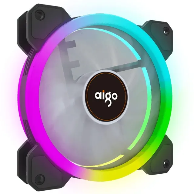 Cooler para Gabinete Aigo DR12 12X12 LED RGB