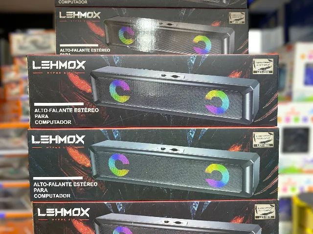 Alto Falante Estéreo Para Computador Soundbar Lehmox Ley-1911 - Foto 5