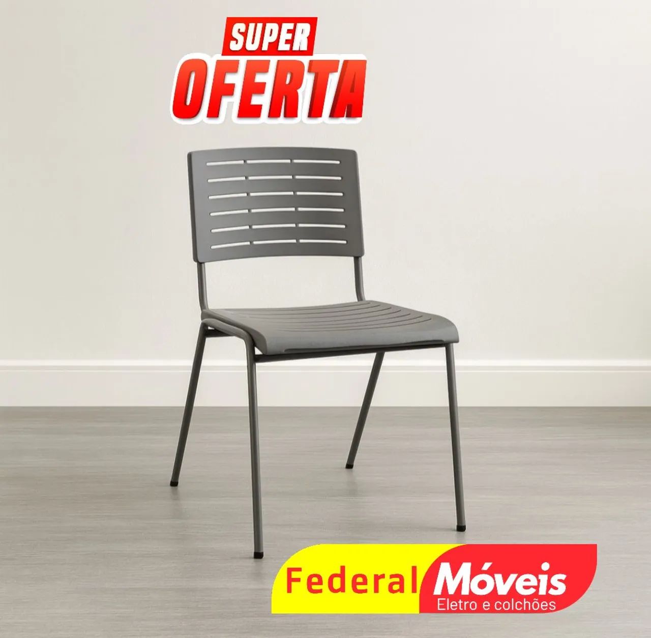 Cadeira Plástica Niala - Design moderno e versátil