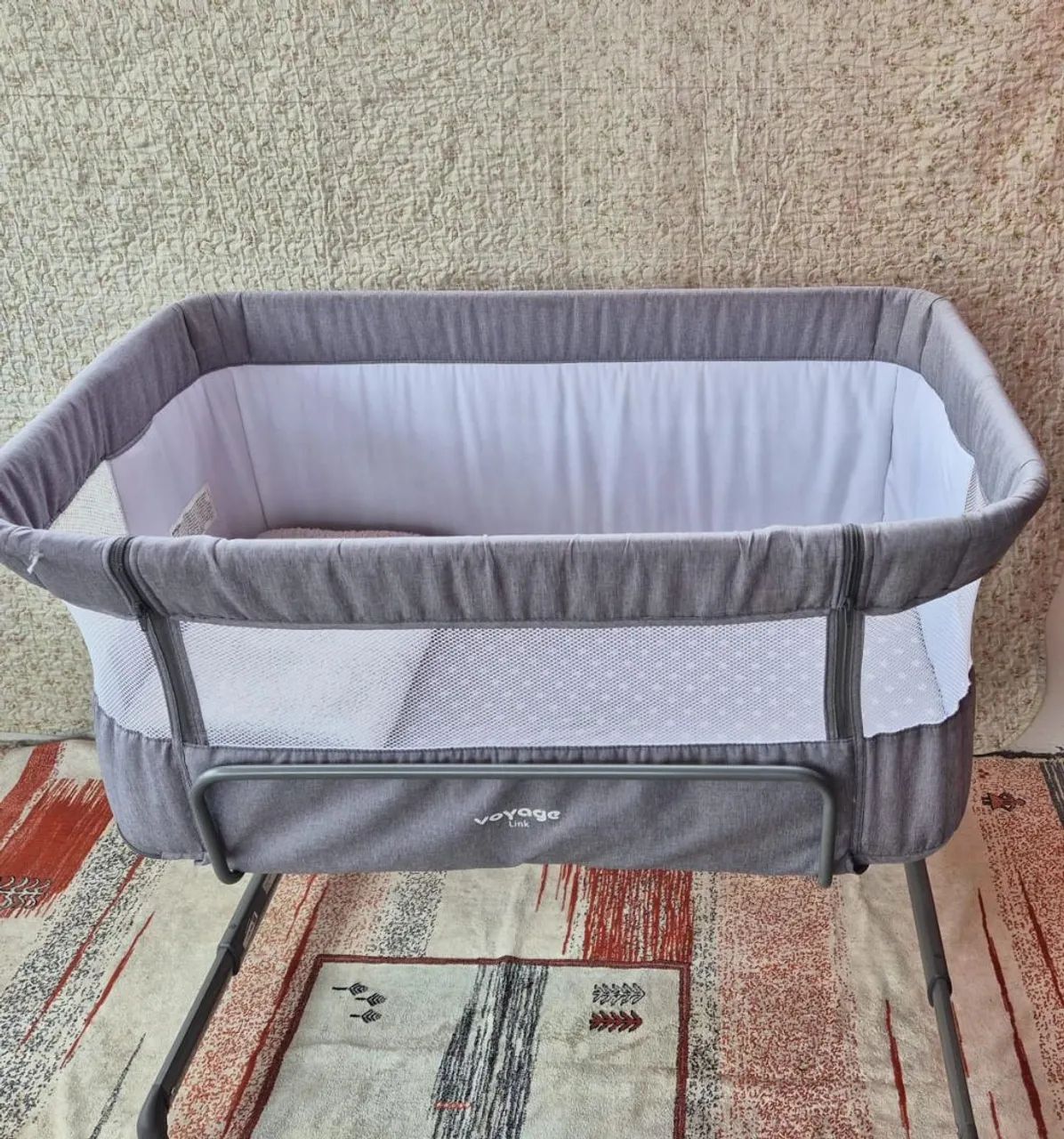 berço co-bed link voyage | acopla na cama | portátil com bolsa - Foto 5