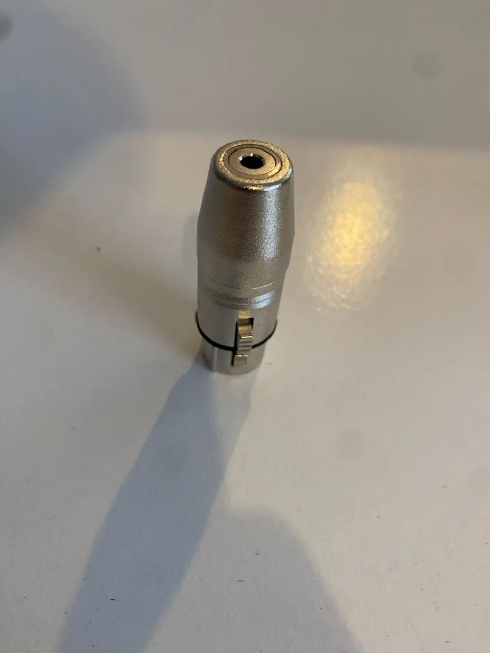 Adaptador XRL 3 pinos fêmea pra 3.5mm fêmea. - Foto 3