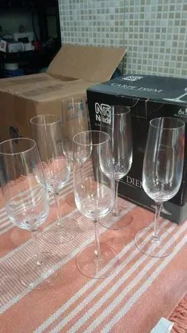 Taças de champanhe Nadir Figueiredo novas - Kit com 6 - Foto 2