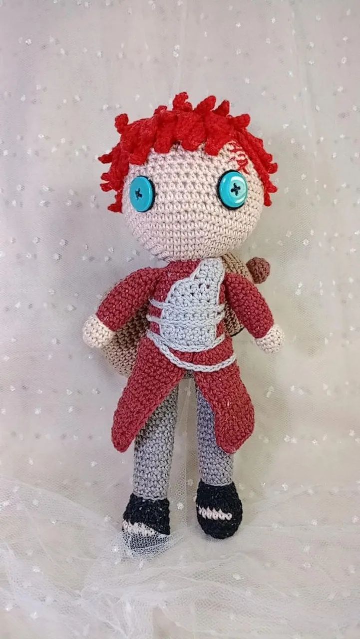  Naruto (Gaara) amigurumi