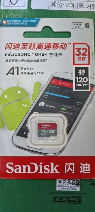 Cartão de Memória SanDisk Ultra 32GB microSDHC UHS-I Classe 10