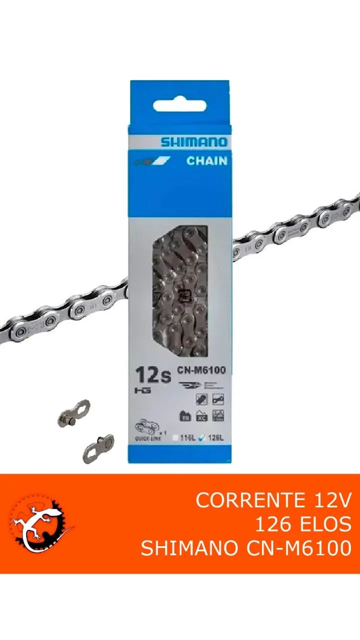 Kit 12 velocidades cassete GTA e corrente Shimano - Foto 3