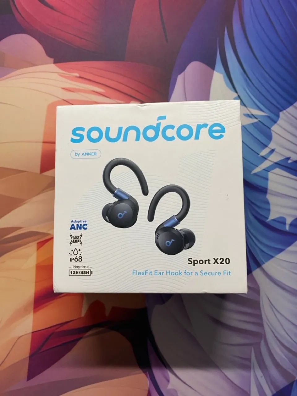 Fone de ouvido Soundcore by Anker X20 Preto NOVO 