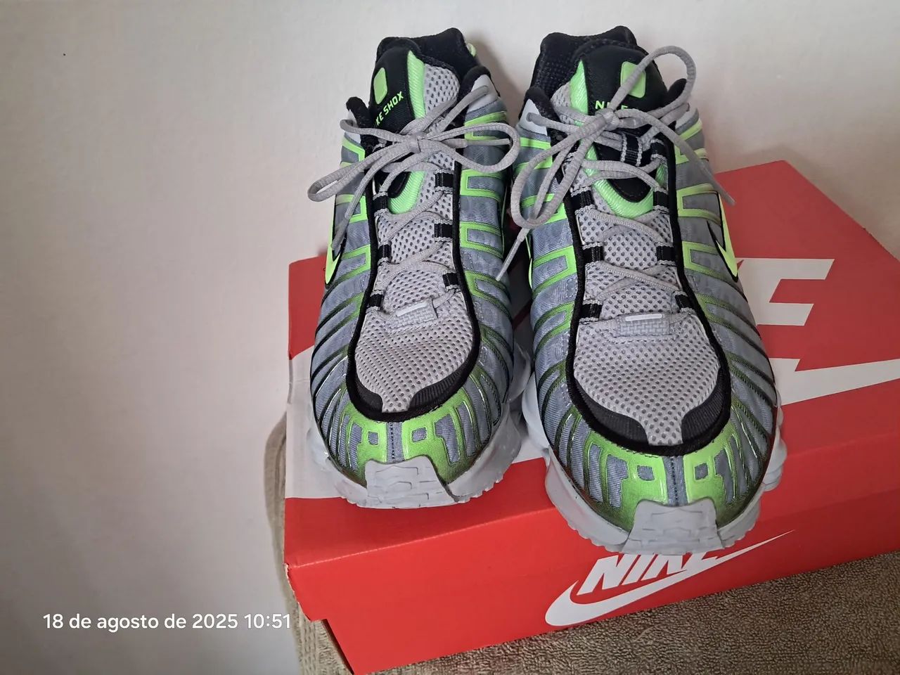 Tenis nike shox tl lime blast  - Foto 4