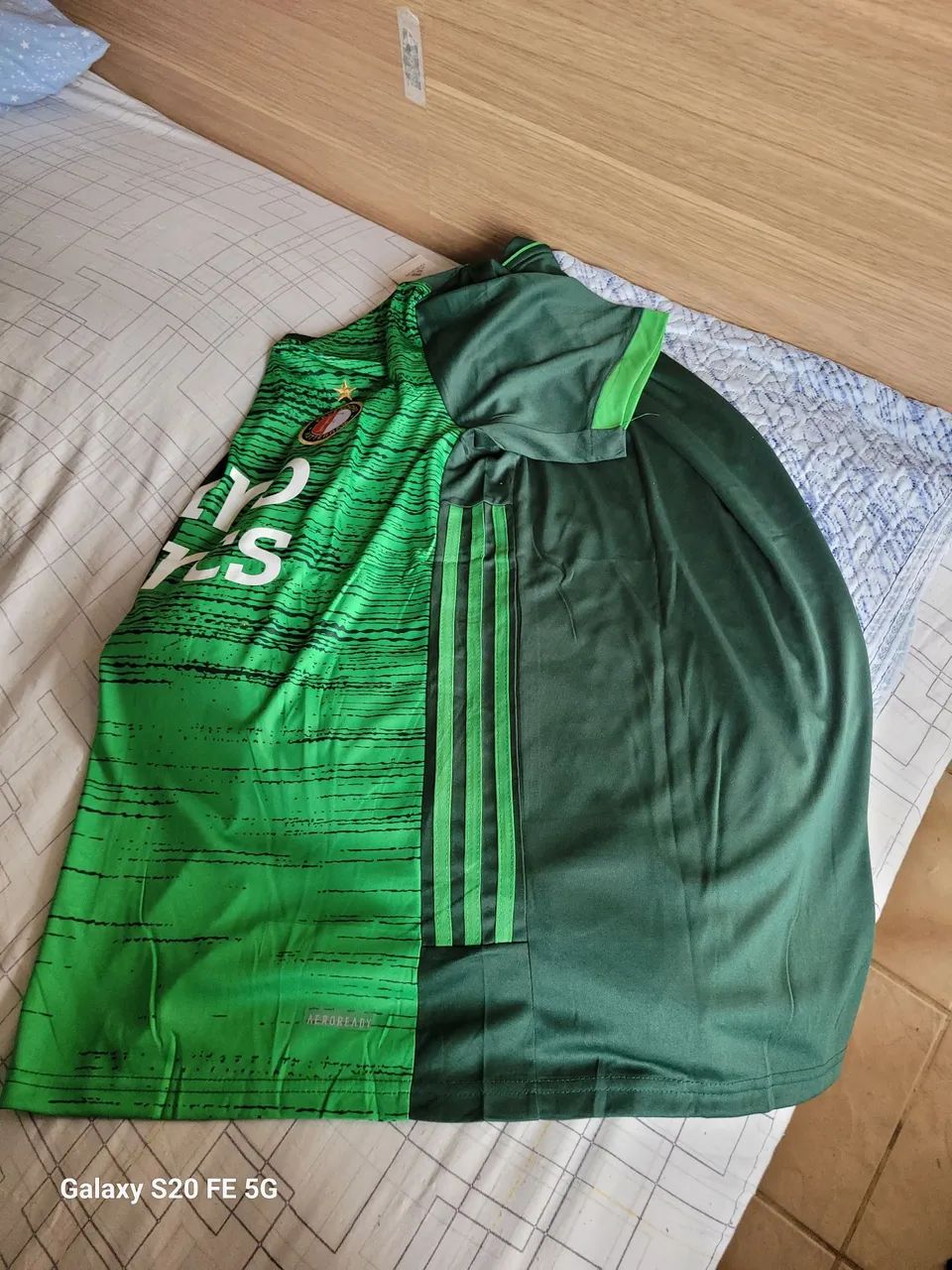 Camisa Adidas Feyenoord Verde - Foto 5