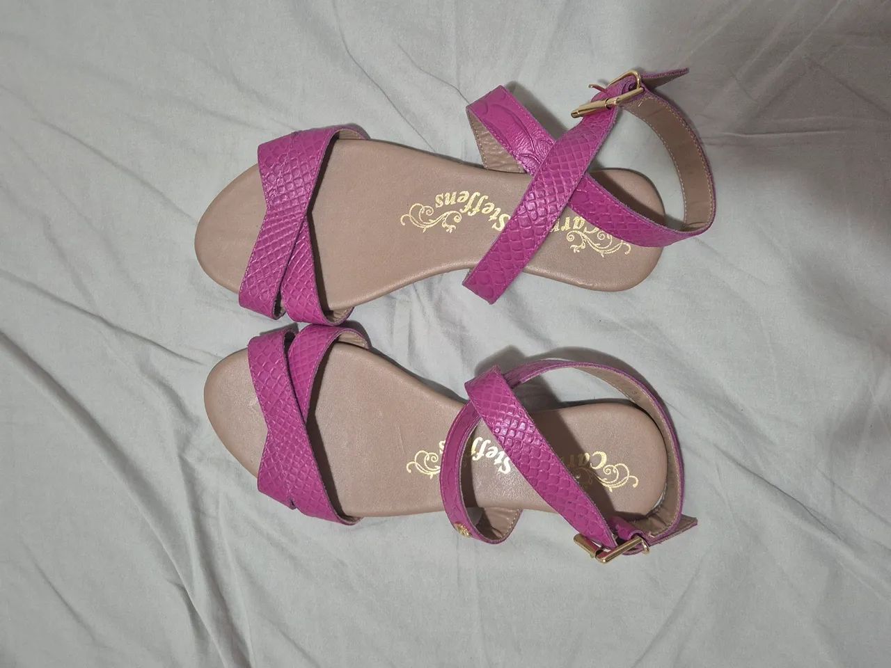 Sandália Rasteira Carmen Steffens Rosa - Foto 2