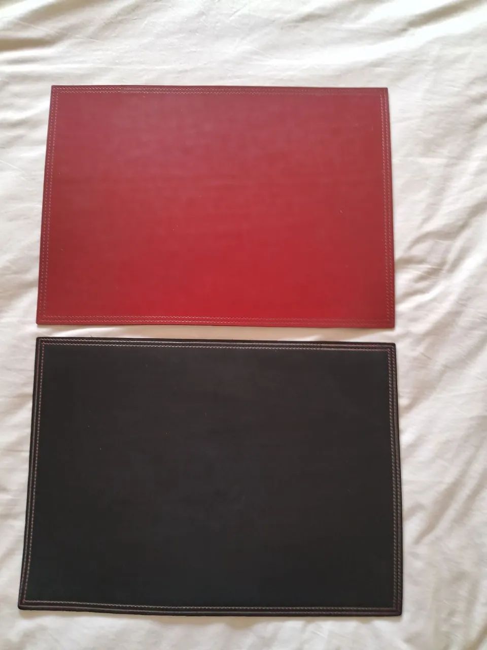 Jogo americano em couro dupla face