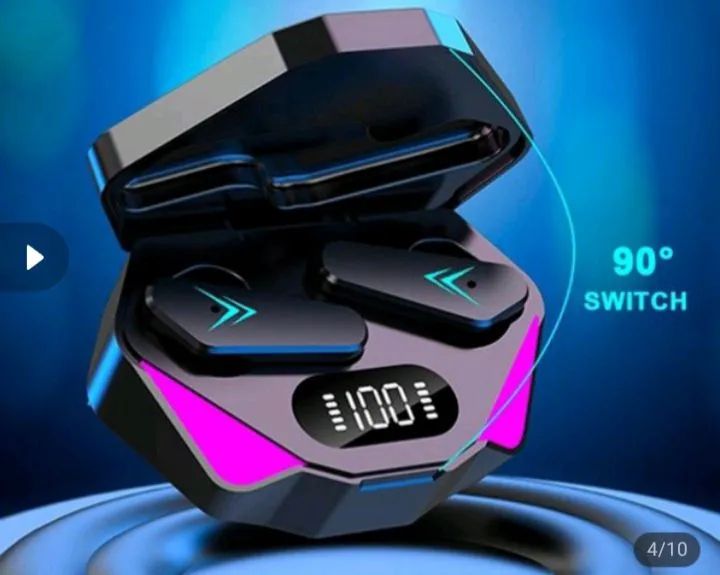 Fone de Ouvido Gamer Sem Fio com Design Moderno