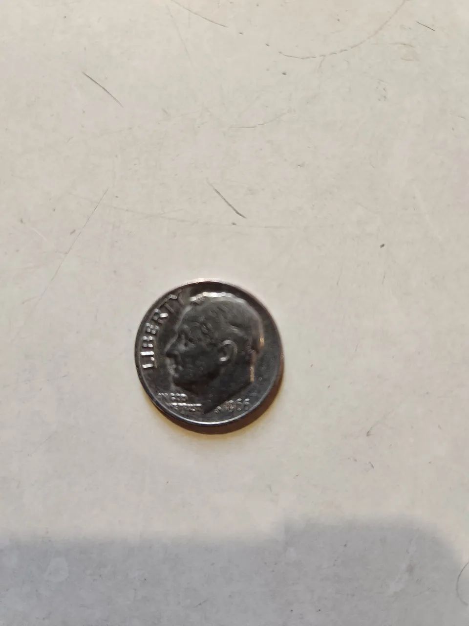 Moeda de 10 cents americanos de 1966 -One Dime  - Foto 3