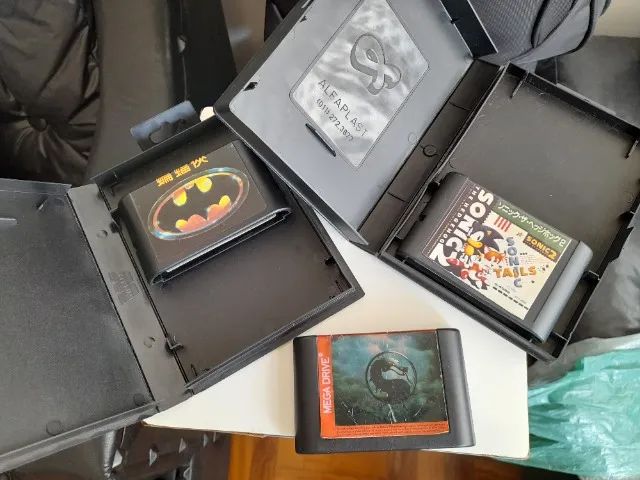 Vídeo Game Mega Drive lll, com 3 jogos, Funcionando, sem acessórios, leia a descrição - Foto 4