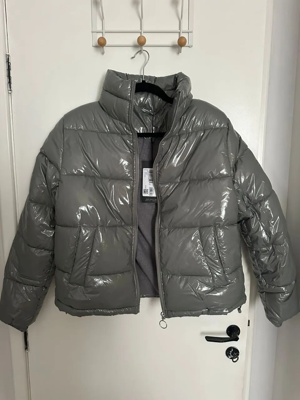 Jaqueta Puffer Cinza Colcci