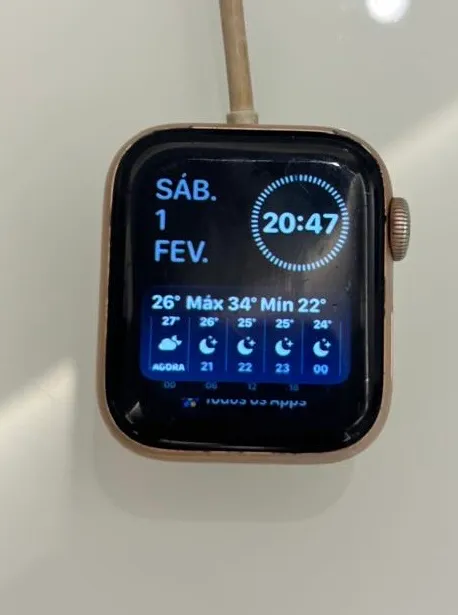 Apple Watch Series 4 bateria NOVA - capacidade 100%