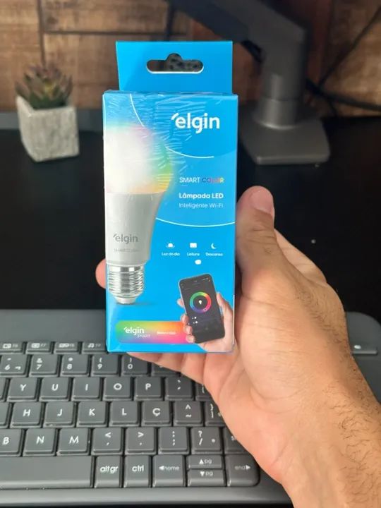 Lampada Inteligente Elgin Compativel com Alexa - Foto 2