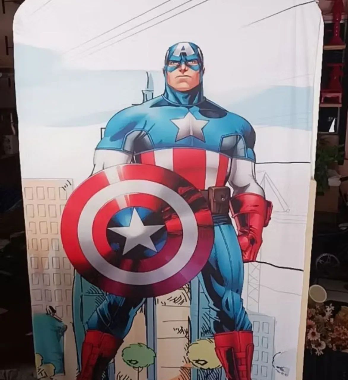 KIT DE CAPAS DECORAÇÃO CAPITÃO AMÉRICA - Foto 4