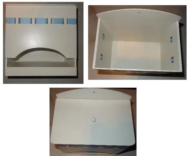 Kit bebê Higiene madeira MDF 6 peças - Foto 2