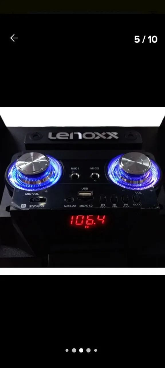 Som Mini System Lenoxx MS-8600 - Foto 4