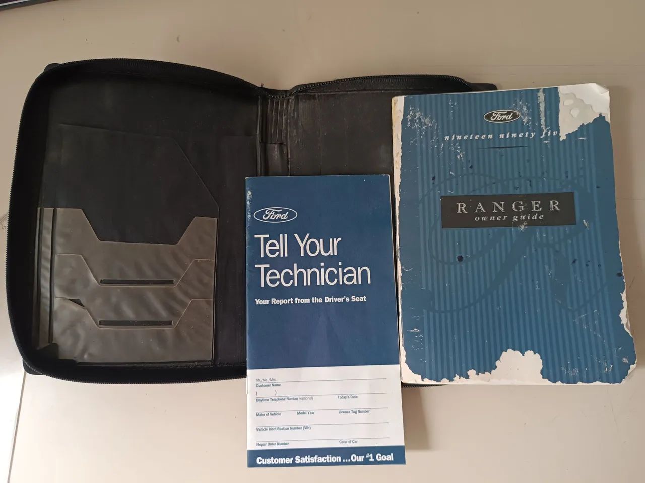 Manual Ford ranger 1995 Splash XL xlt STX manual do proprietário original em inglês