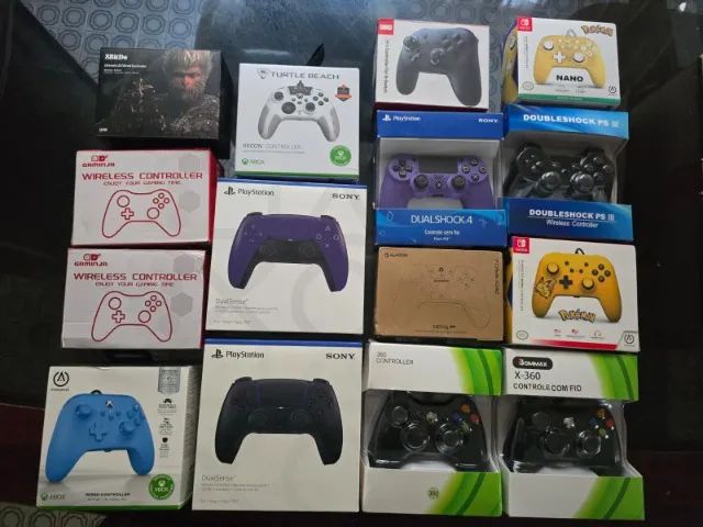Controle Bluetooth Ps3 Ps4 Ps5 Xbox 360 Xbox One Entregas em Todo