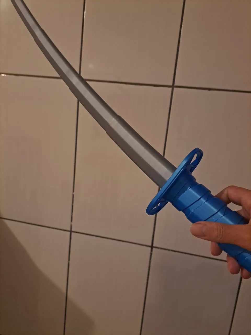 Katana de um samurai decorativo 3D - Foto 3