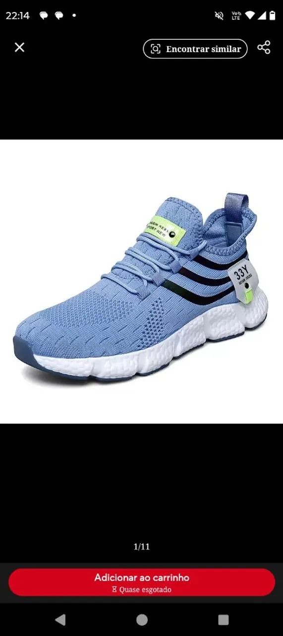 Tênis unissex  33Y Sport New