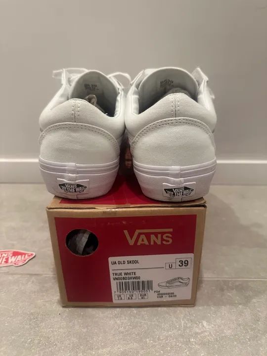 Tênis Vans Old Skool Branco true white tam 39 perfeito! - Foto 3