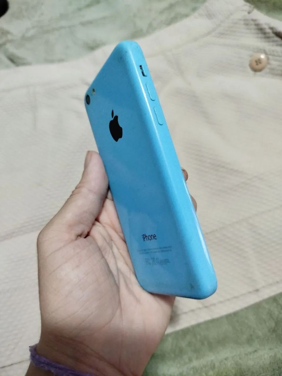 iPhone 5C azul - Carcaça  - Foto 4