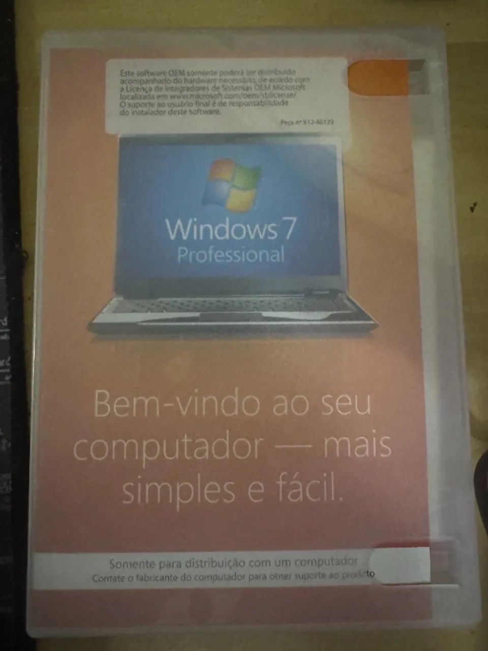 Microsoft Windows 7 Professional 64 bits x64 DVD64529520134658122