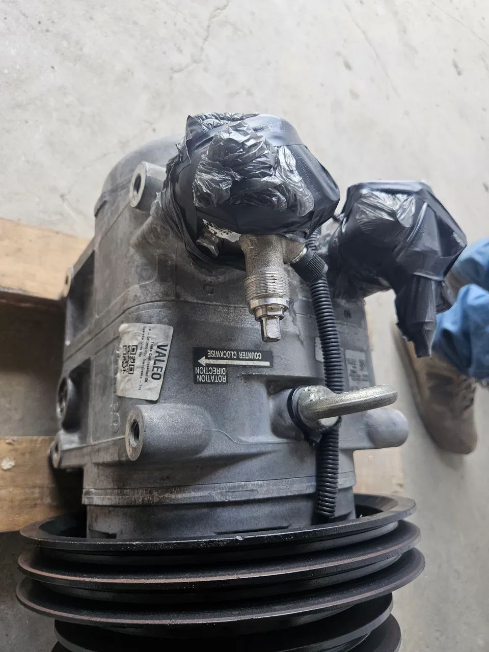 Compressor Tm65 para Ar-condicionado de ônibus. 