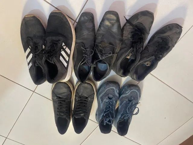 5 pares de Sapatos 44