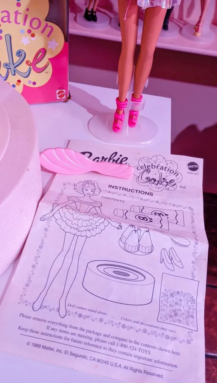 Boneca Barbie Celebration Cake - Foto 3