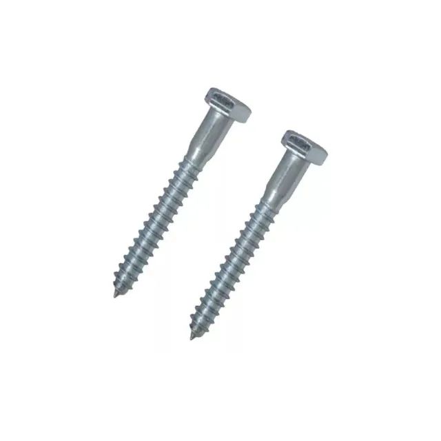 100 Unidades Parafuso Sextavado 1/4x60mm