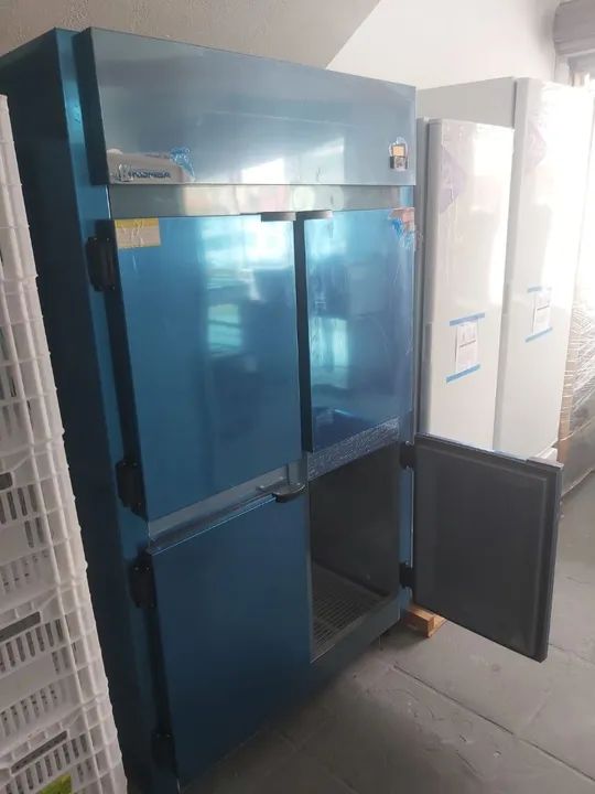 R1 Mini câmara industrial 4 portas fundo inox Kofisa 