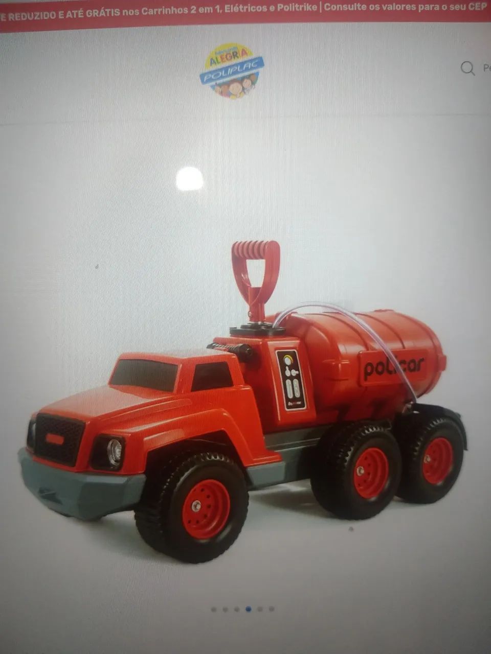 Caminhão de Bombeiros de Brinquedo Poliplay