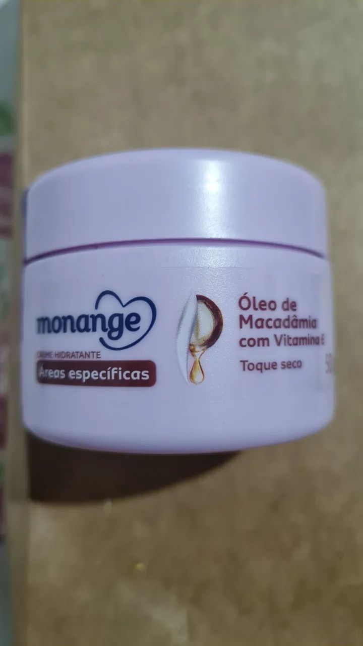 Creme Hidratante Monange Óleo de Macadâmia 50g - Foto 2
