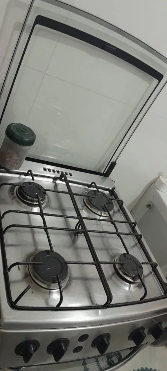 Fogão com Forno Brastemp- Aço Inox - Foto 3