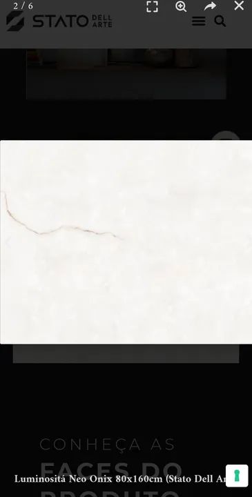 Porcelanato Luminositá Neo Onix polido 80×80cm - Foto 3