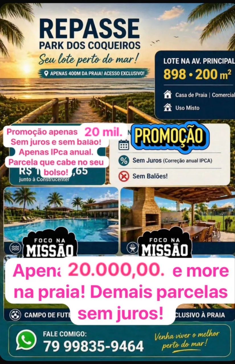 Lotes na Barra - Sunset Beach Residence e Park dos Coqueiros ?  - Foto 5