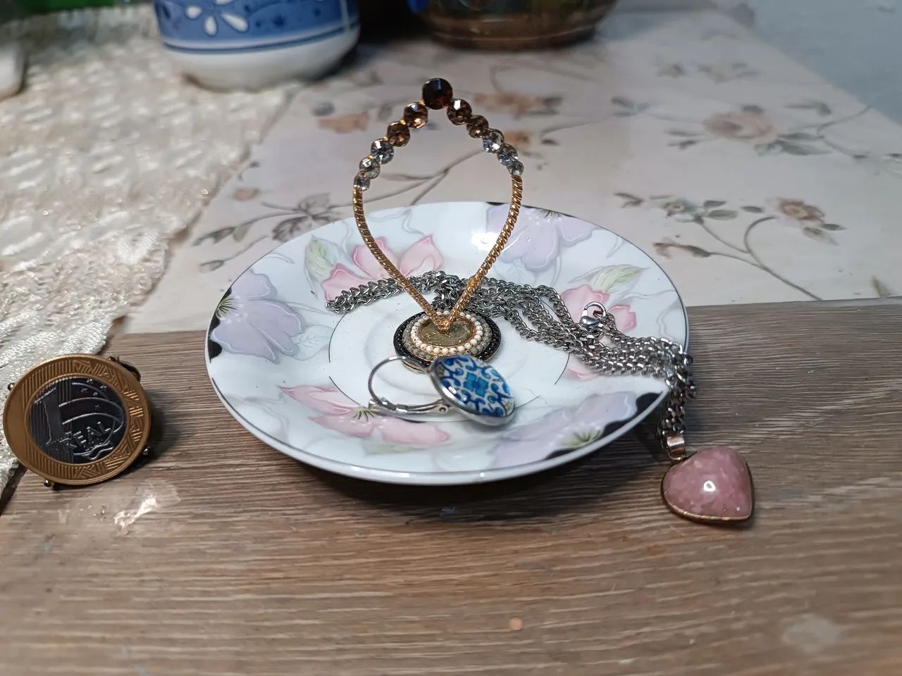 Porta jóia em upcycling