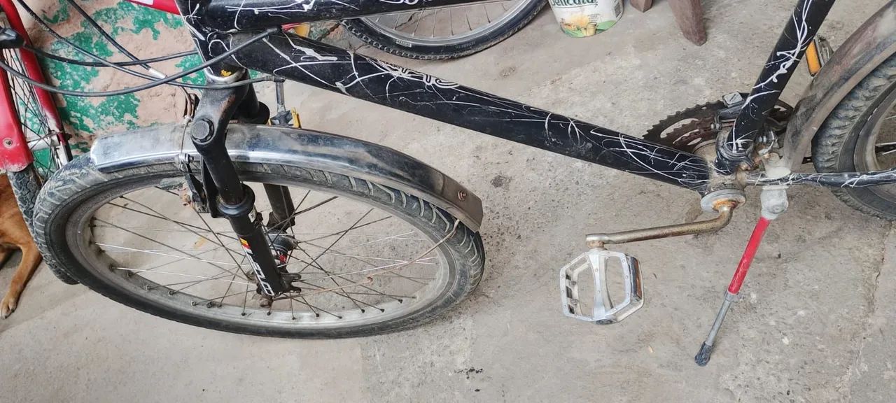 Vendo bicicleta aro 26 de macha  valor 600 - Foto 2