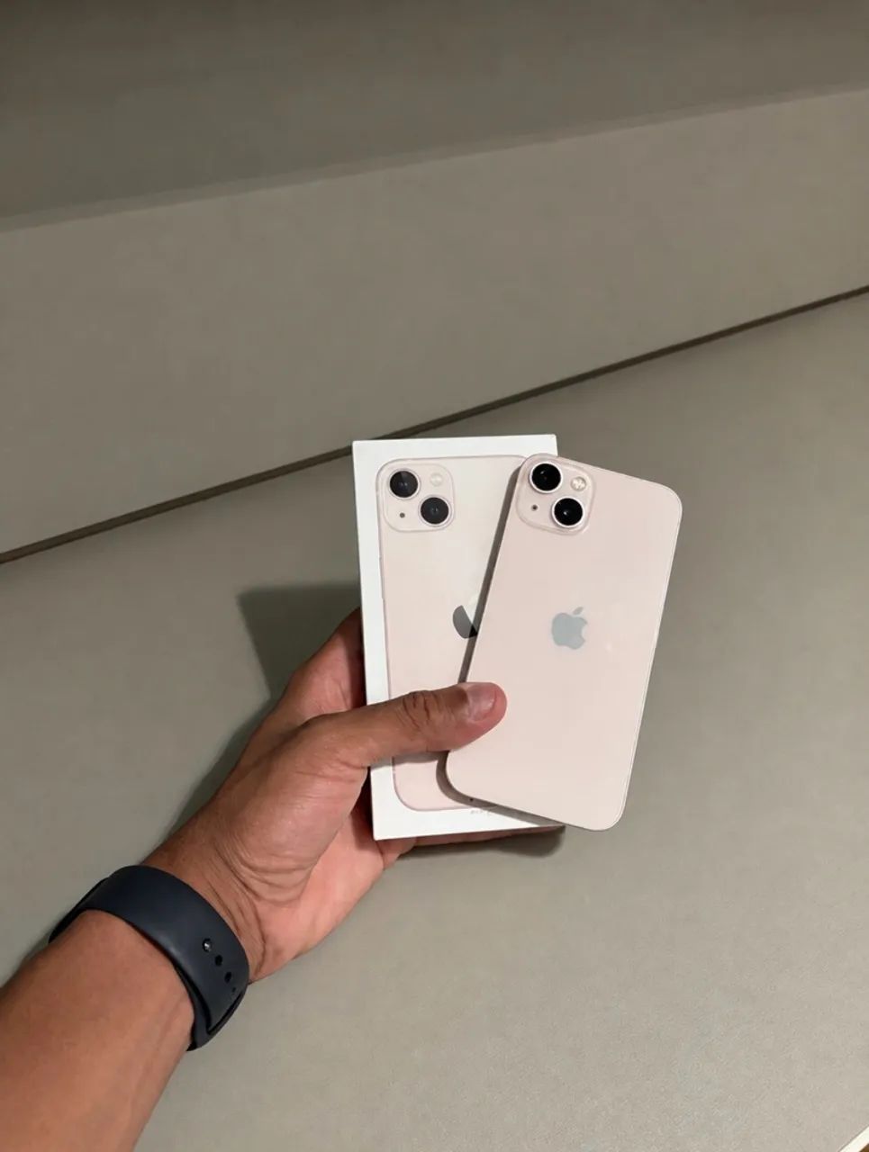 IPhone 13 Rosé 256Gb + Caixa e Acessórios  - Foto 3
